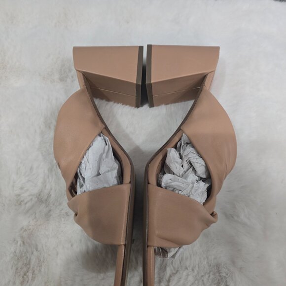 Everlane Day Twist Heel Blush Tan Leather Women's Size 10.5 NEW Office Neutral - Picture 10 of 10